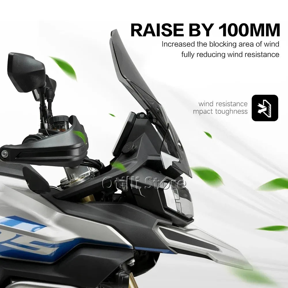 Motorcycle Windshield for VOGE DS900X / DS 900 X / 900DSX (2024–2025) – Wind Deflector Screen Visor