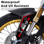 POSFIRA Front Fender Sticker Vinyl Decals for VOGE Valico 525DSX / DS525X (2023–2025)