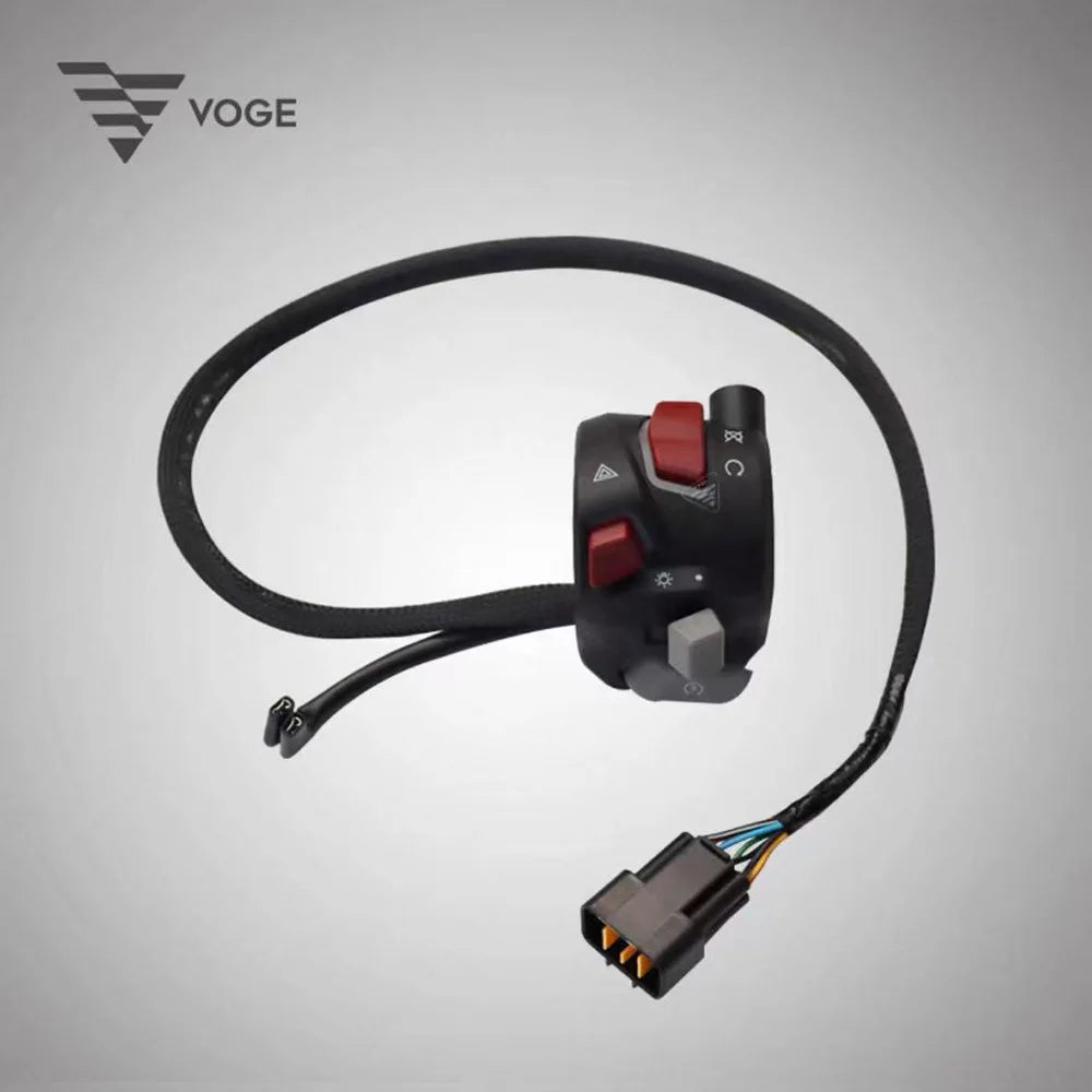 Gruppo interruttore manubrio sinistro e destro VOGE CU625 con clacson e leva freno