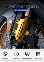 SR450X front fork guards product showcase