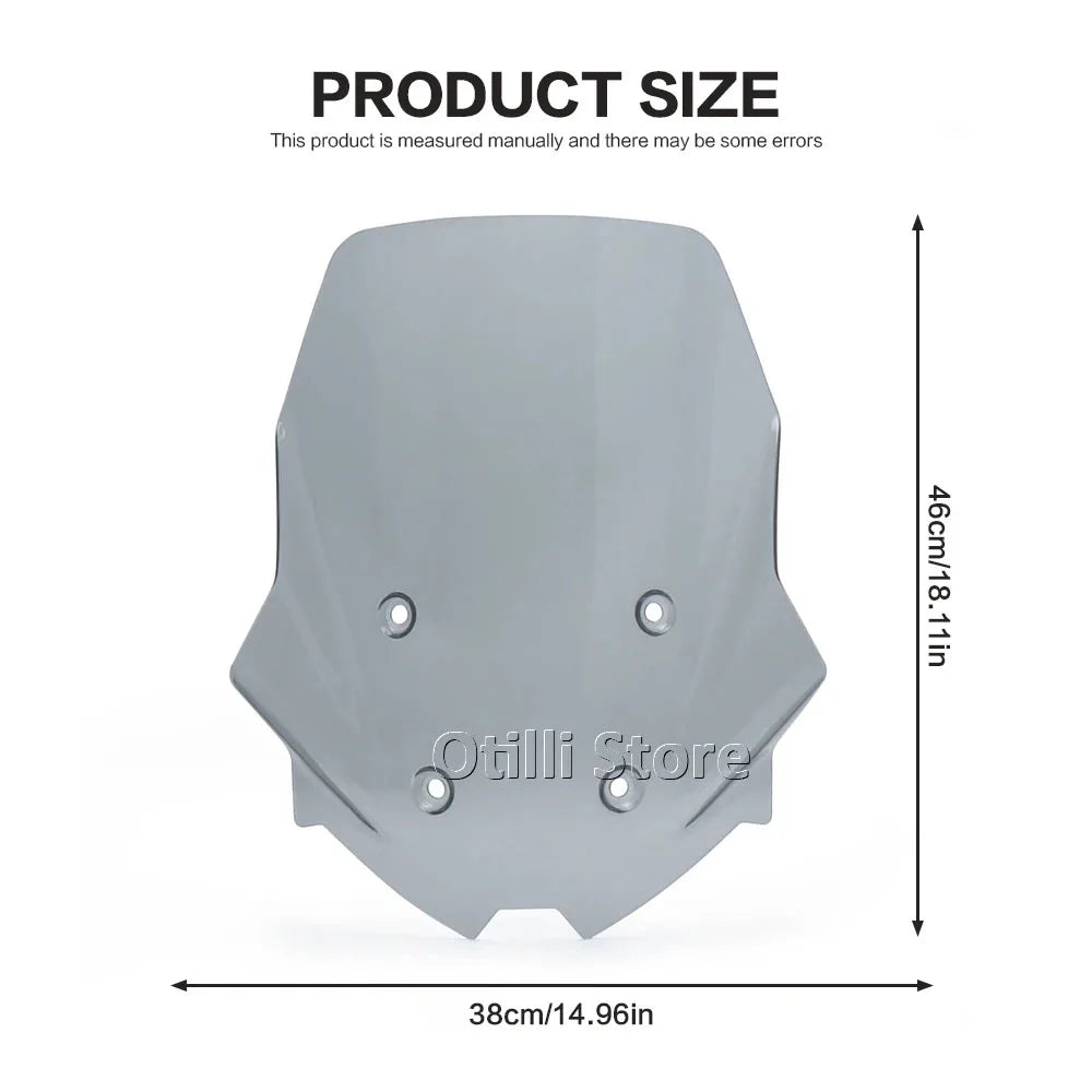 Motorcycle Windshield for VOGE DS900X / DS 900 X / 900DSX (2024–2025) – Wind Deflector Screen Visor