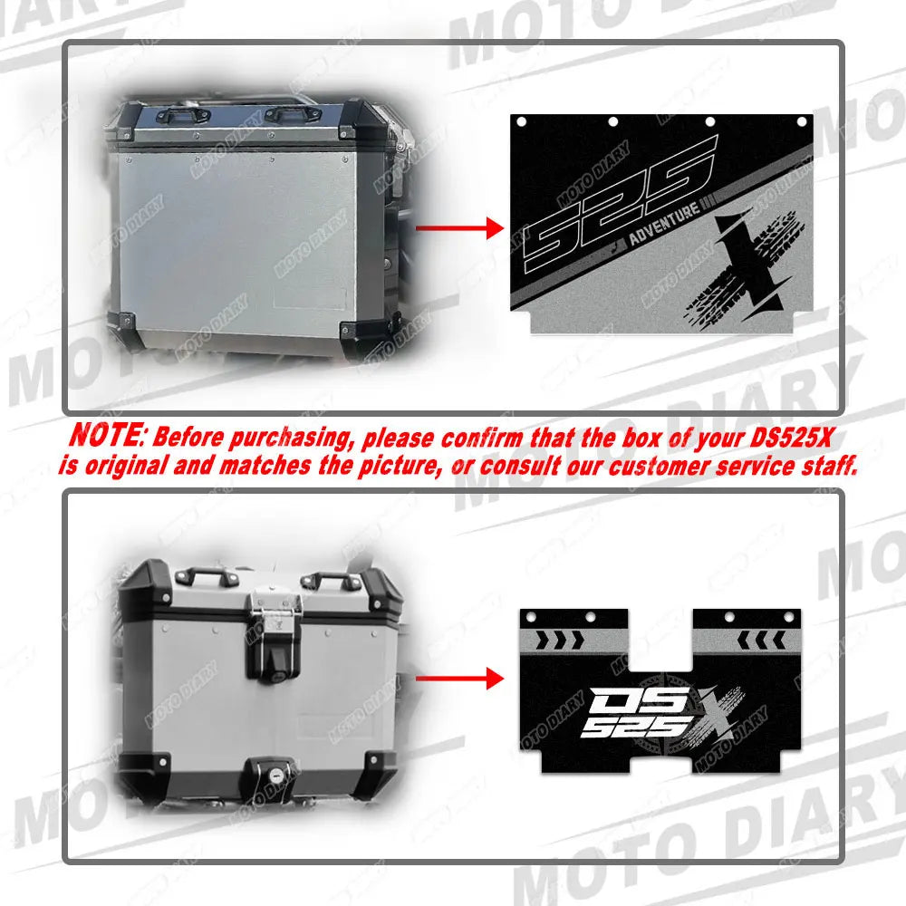 Side Case Protection Stickers for VOGE Valico DS525X / 525DSX (2022–2024) – Aluminum Box Decals