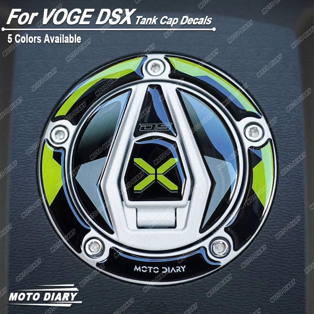 3D Fuel Tank Cap Protection Sticker for VOGE DS525X & DS900X (PVC Decal)