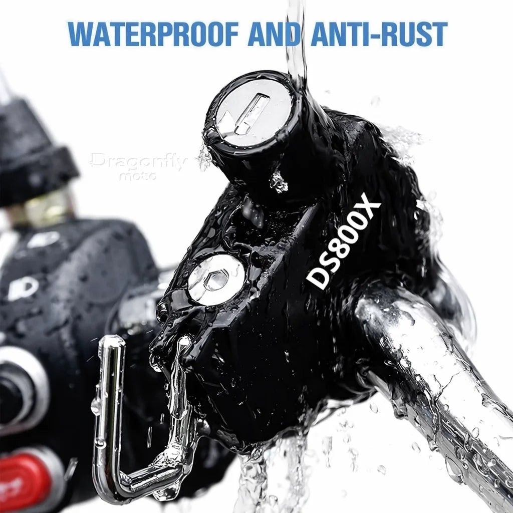 Waterproof anti-rust DS800X helmet lock