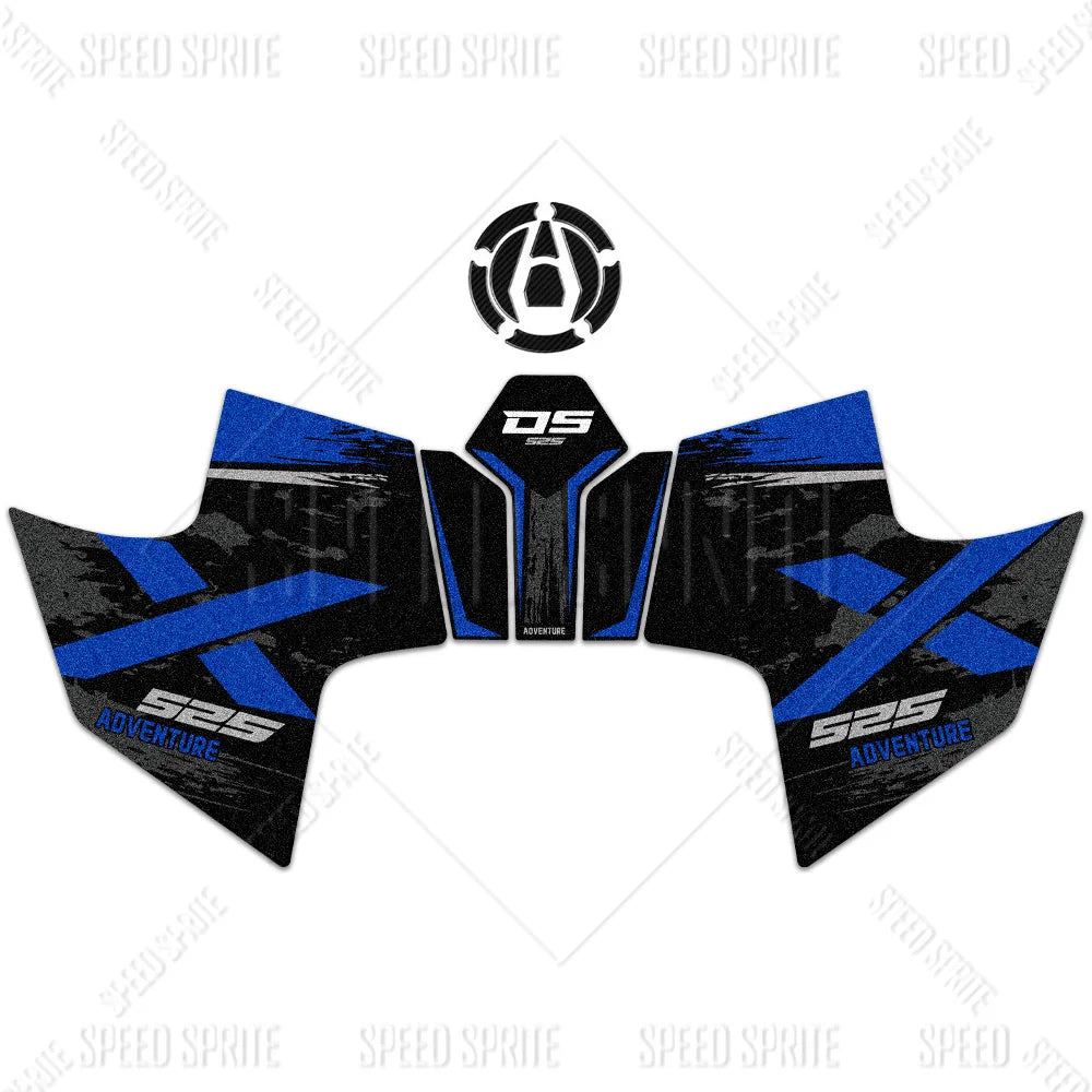 3M Anti-Slip Fuel Tank Pad Stickers for VOGE Valico 525DSX (2023–2025)