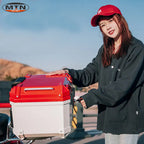 45L Universal Motorcycle Tail Box - ABS Rear Top Case with Lock