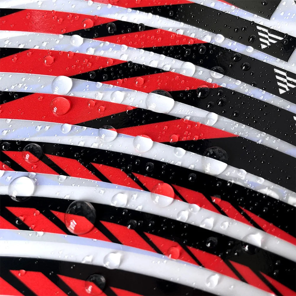 Reflective Wheel Rim Stickers for VOGE Motorcycles – 17” Rim Decal Set (Front & Rear)