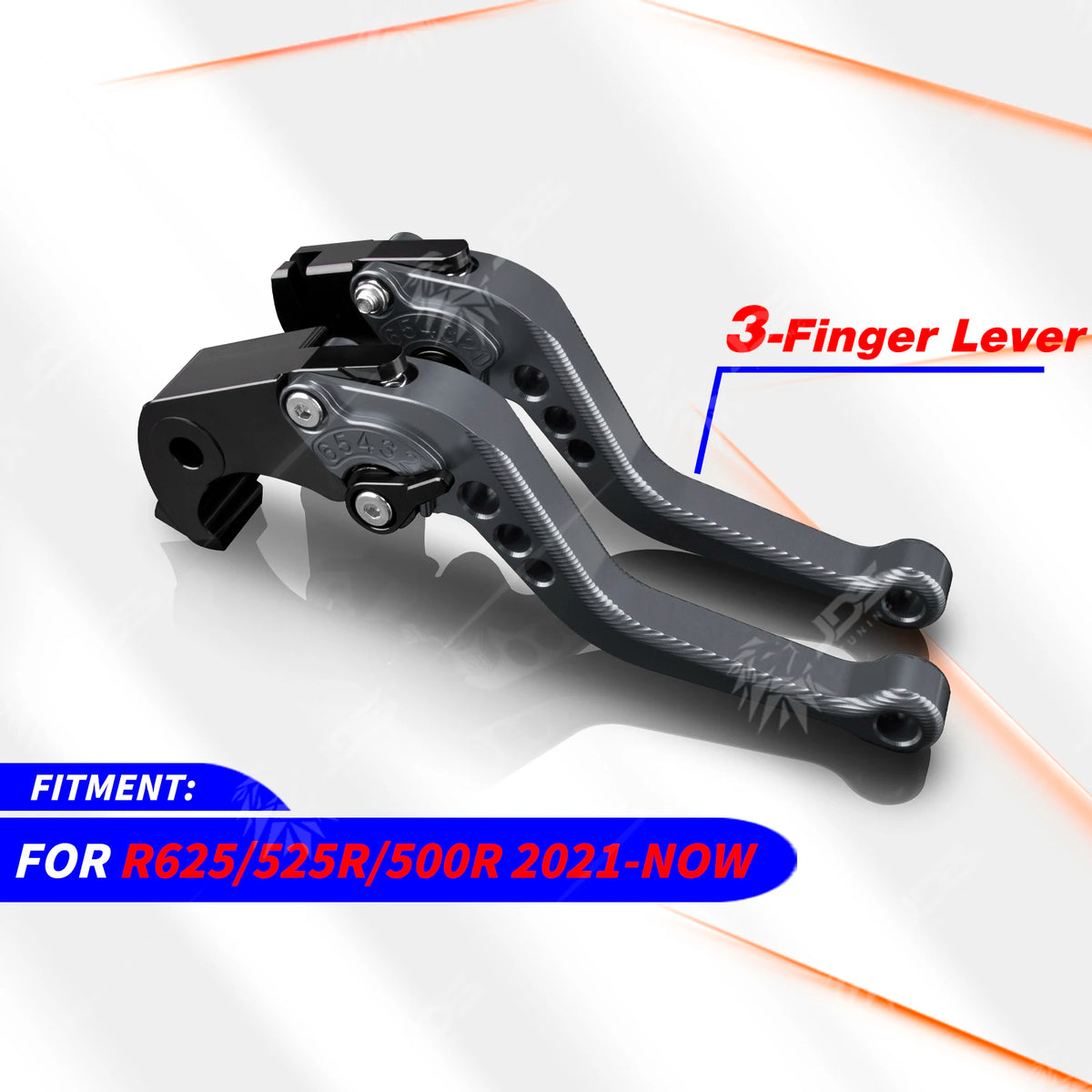 Black short brake and clutch levers for VOGE R625, 525R, 500R