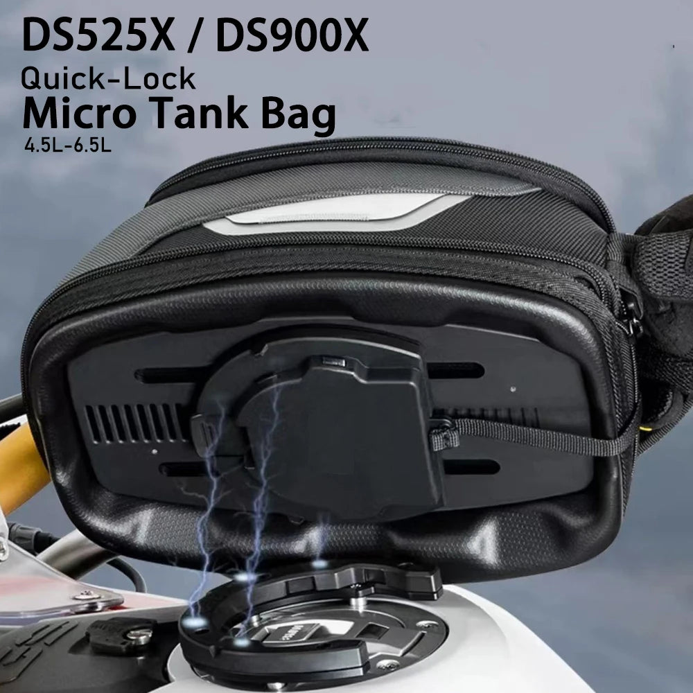 Quick Release Tank Bag for VOGE DS525X & DS900X – Magnetic Waterproof Tank Bag
