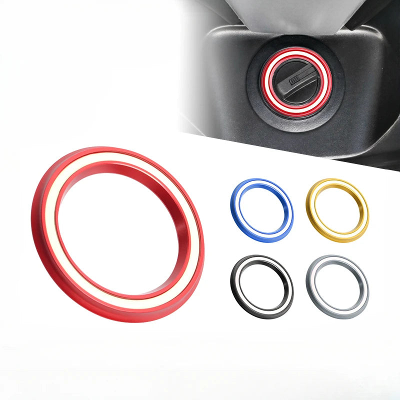 Copertura interruttore di avviamento luminoso e gancio per casco per VOGE SR250GT – Accessorio anello luminoso decorativo CNC