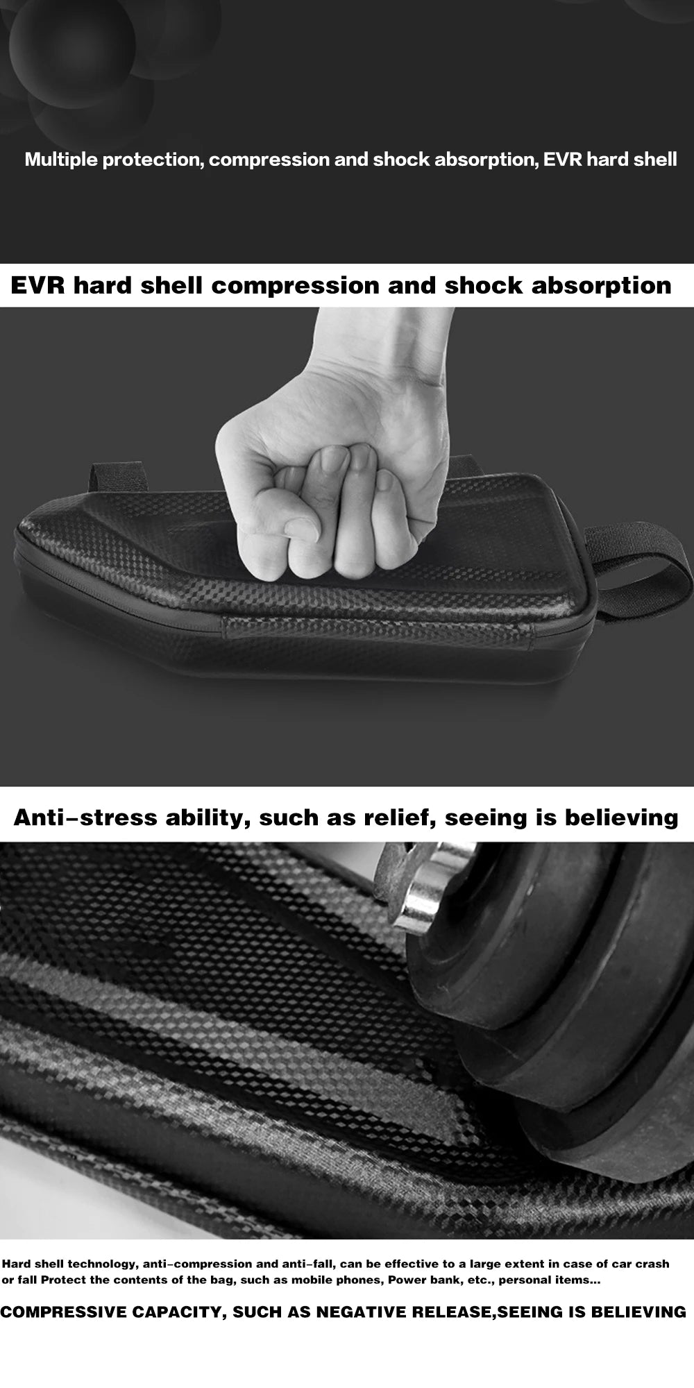 Waterproof Side Tool Bag for VOGE 525DS & DS525X / 525DSX Frame Bar Storage