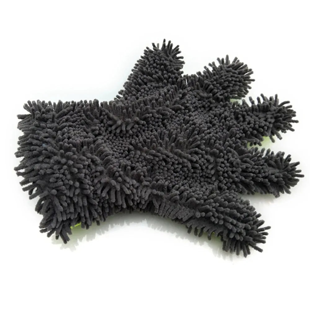 Soft Microfiber 5-Finger Motorcycle Wash Mitt