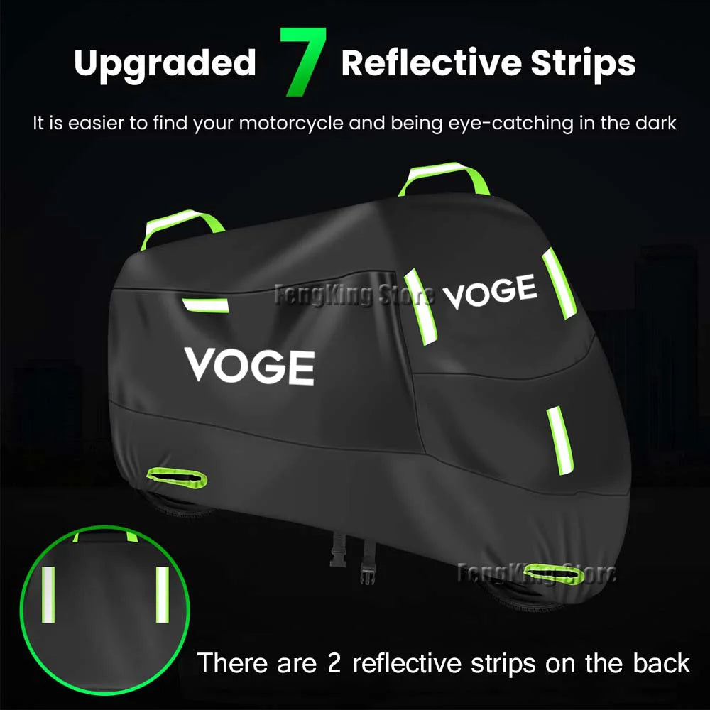 VOGE Motorcycle Cover 300D – Waterproof, UV & Dust Protection