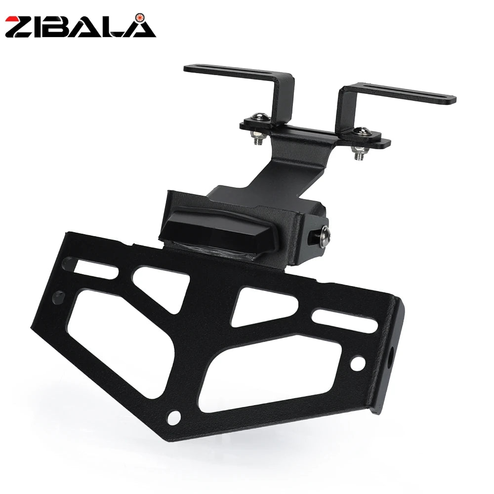 Motorcycle License Plate Holder Tail Tidy Bracket with LED Light for VOGE DS / DSX Models