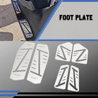 Aluminum Foot Peg Rest Pedal Plate Set for VOGE SR250GT (SR3)