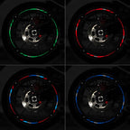 Reflective Wheel Rim Stickers for VOGE Motorcycles – 17” Rim Decal Set (Front & Rear)