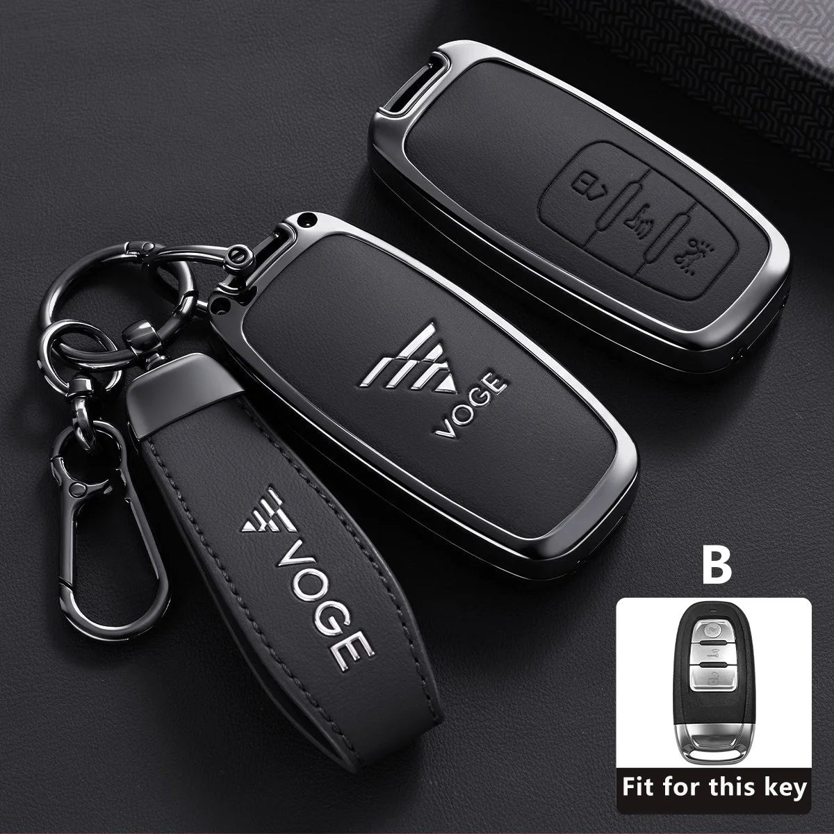 Alloy Key Cover Case for VOGE SR1 ADV 125, SR250GT (SR3), Sfida & SR16