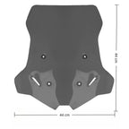 Parabrisas delantero para VOGE DS900X (2024-2025): Deflector de viento elevado