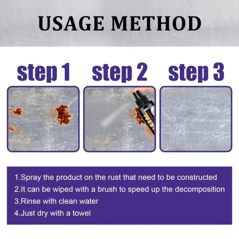 Universal Motorcycle Metal Rust Remover Spray