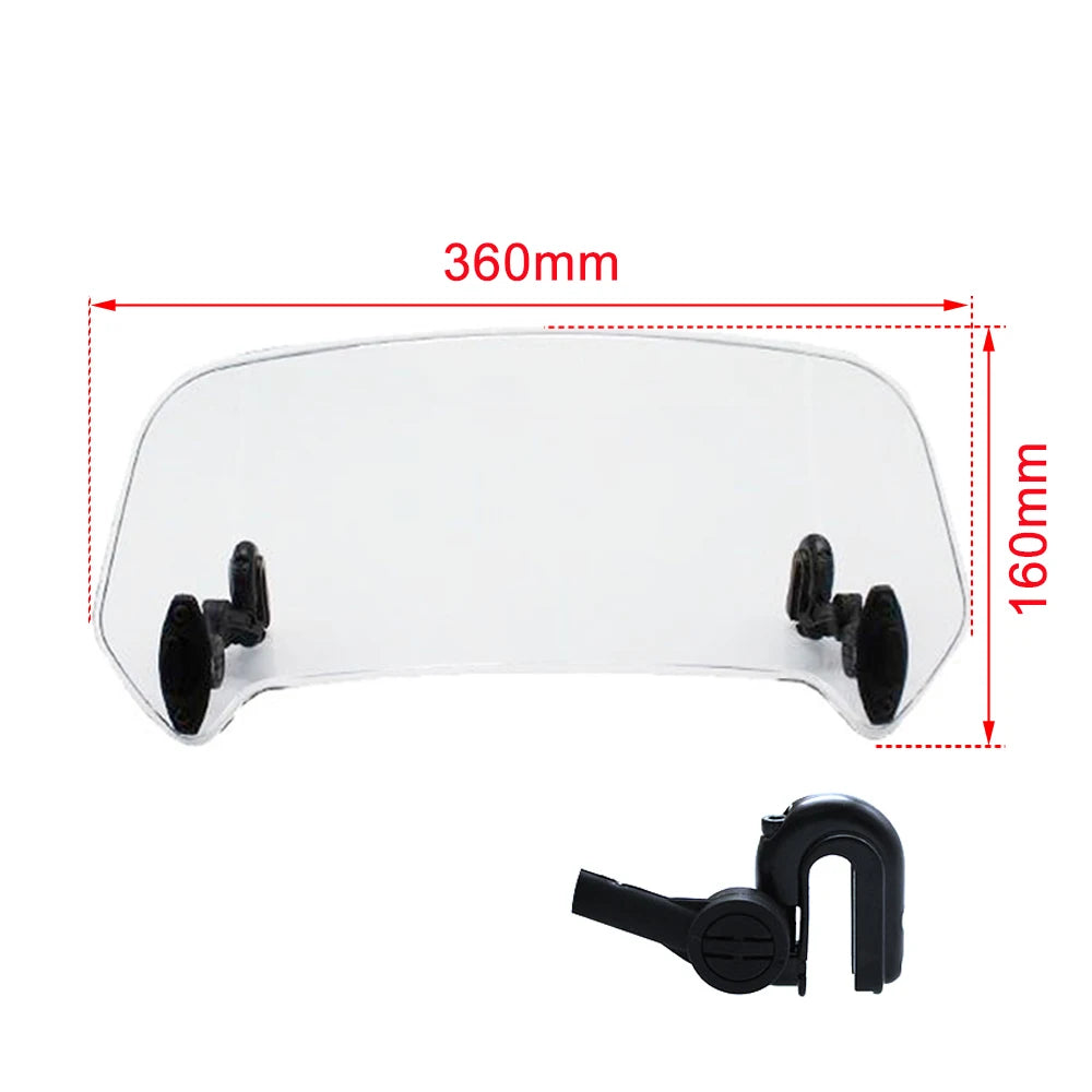 Déflecteur de Pare-Brise Réglable pour VOGE SR4 Max & SR150GT