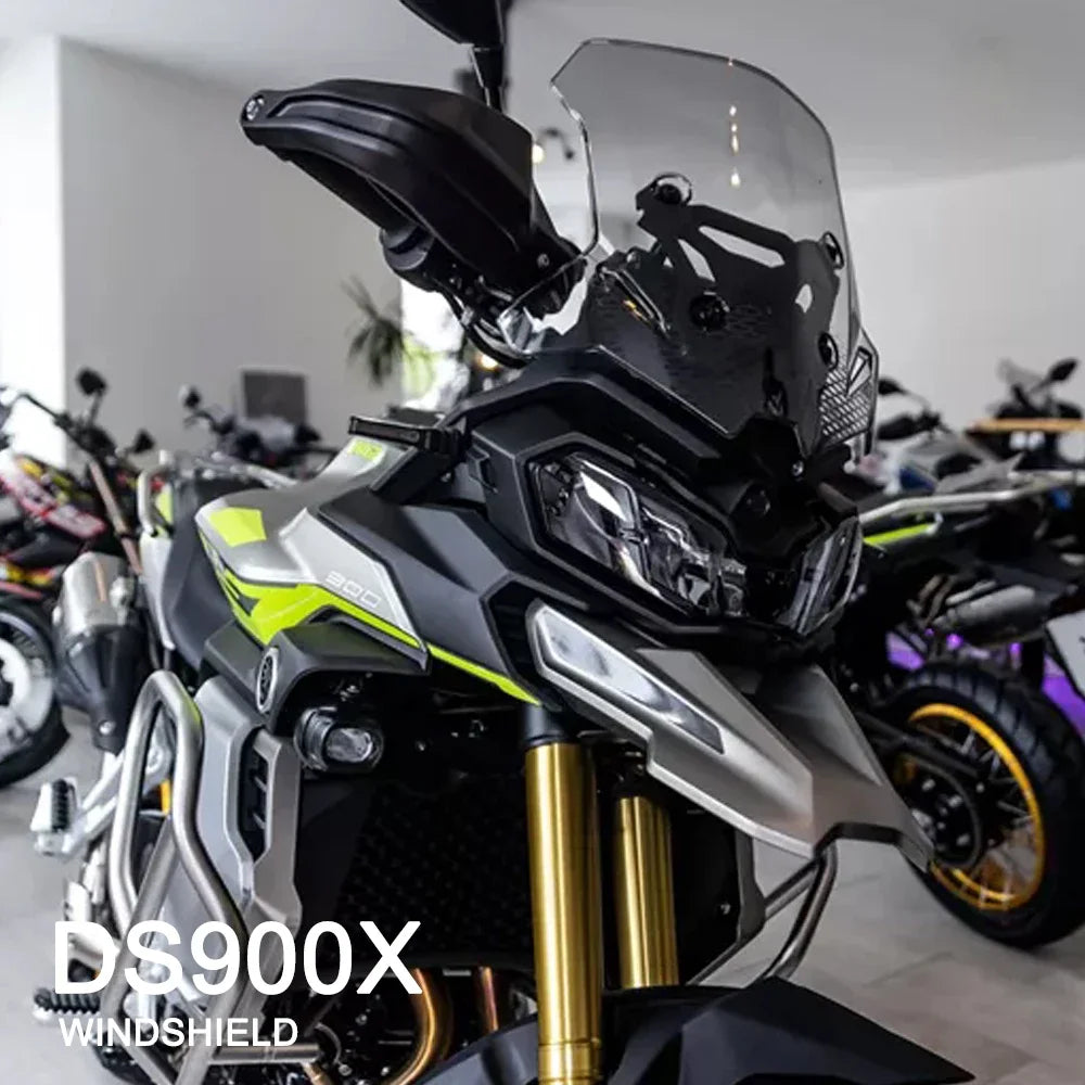 Raised Motorcycle Windshield with Deflector for VOGE Valico DS900X (900 DSX)