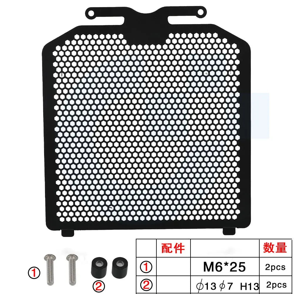 Protezione per griglia radiatore per VOGE SR250GT 2023–2025 – Copertura protettiva per radiatore in alluminio