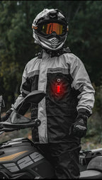 LED Reflective Waterproof Motorcycle Rain Suit Jacket & Pants