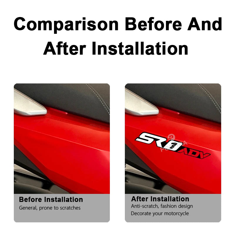 Pegatinas de vinilo POSFIRA para Voge SR1 ADV 125 (2024-2025)