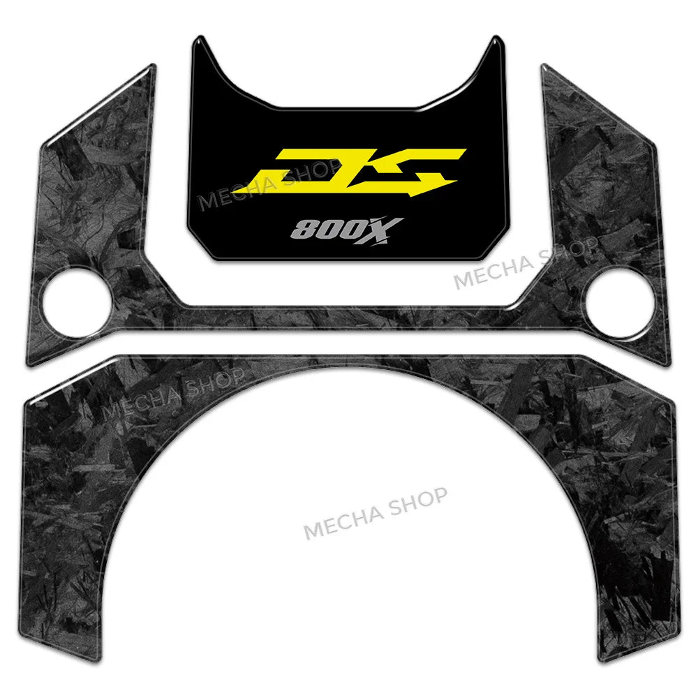 Kit d'Autocollants 3D pour Protège-Mains VOGE DS800X Rally (2025–2026)