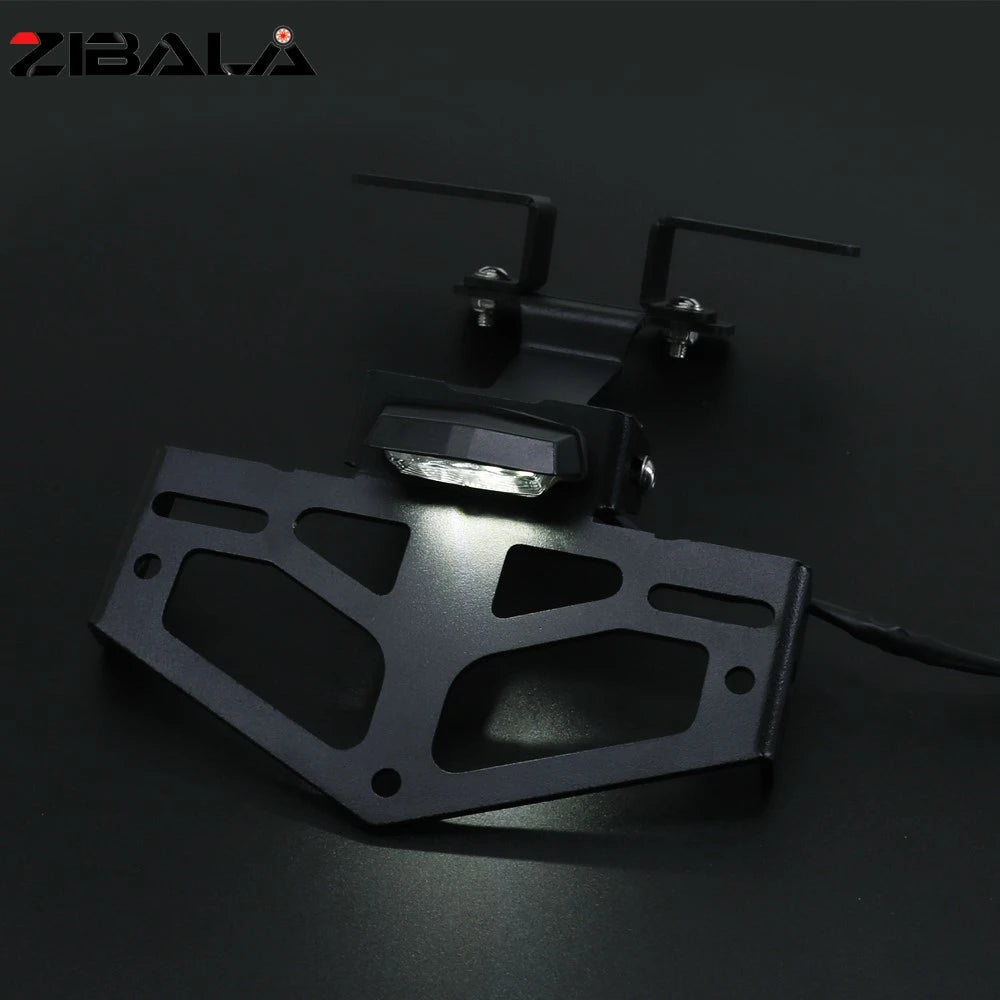 Motorcycle License Plate Holder Tail Tidy Bracket with LED Light for VOGE DS / DSX Models