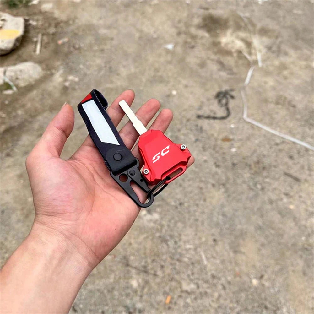 VOGE CNC Aluminum Key Cover Case with Keyring