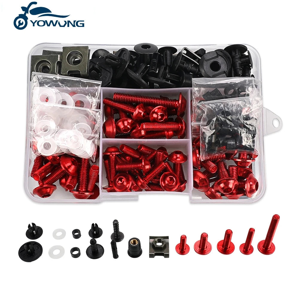 VOGE Motorcycle Fairing Bolts & Screws Kit (6061 Aluminum)