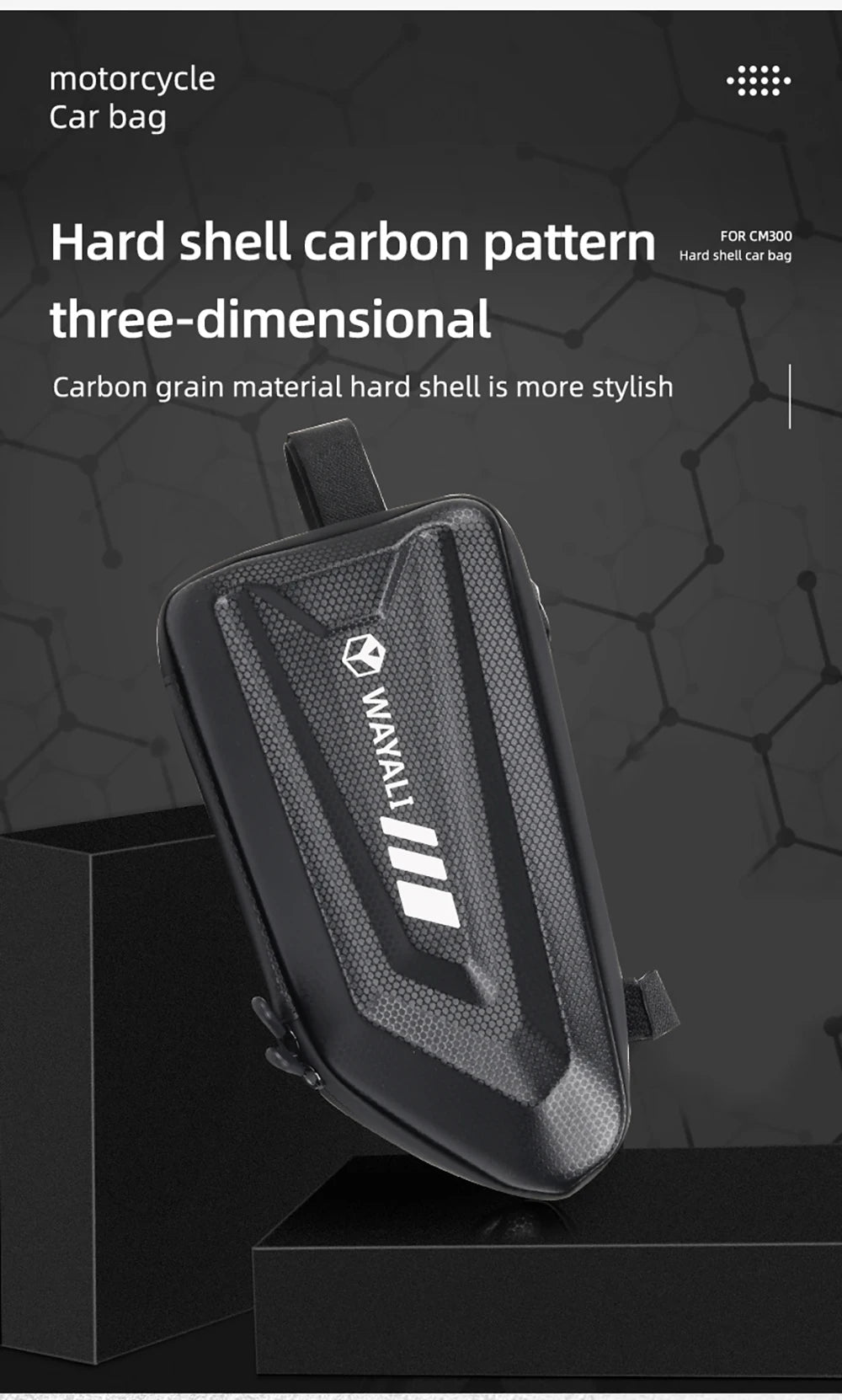 Waterproof Side Tool Bag for VOGE 525DS & DS525X / 525DSX Frame Bar Storage