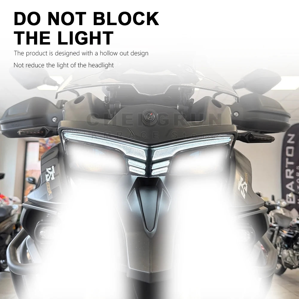 Motorcycle Headlight Protective Stickers for VOGE DS625X (2025) – Waterproof Headlamp Decals