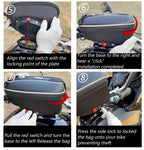 Bolsa de depósito para motocicleta con soporte para teléfono para Voge DS900X / 900DSX (2023-2024)