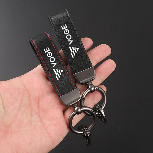 Carbon Fiber Motorcycle Keychain for VOGE – Premium Key Ring