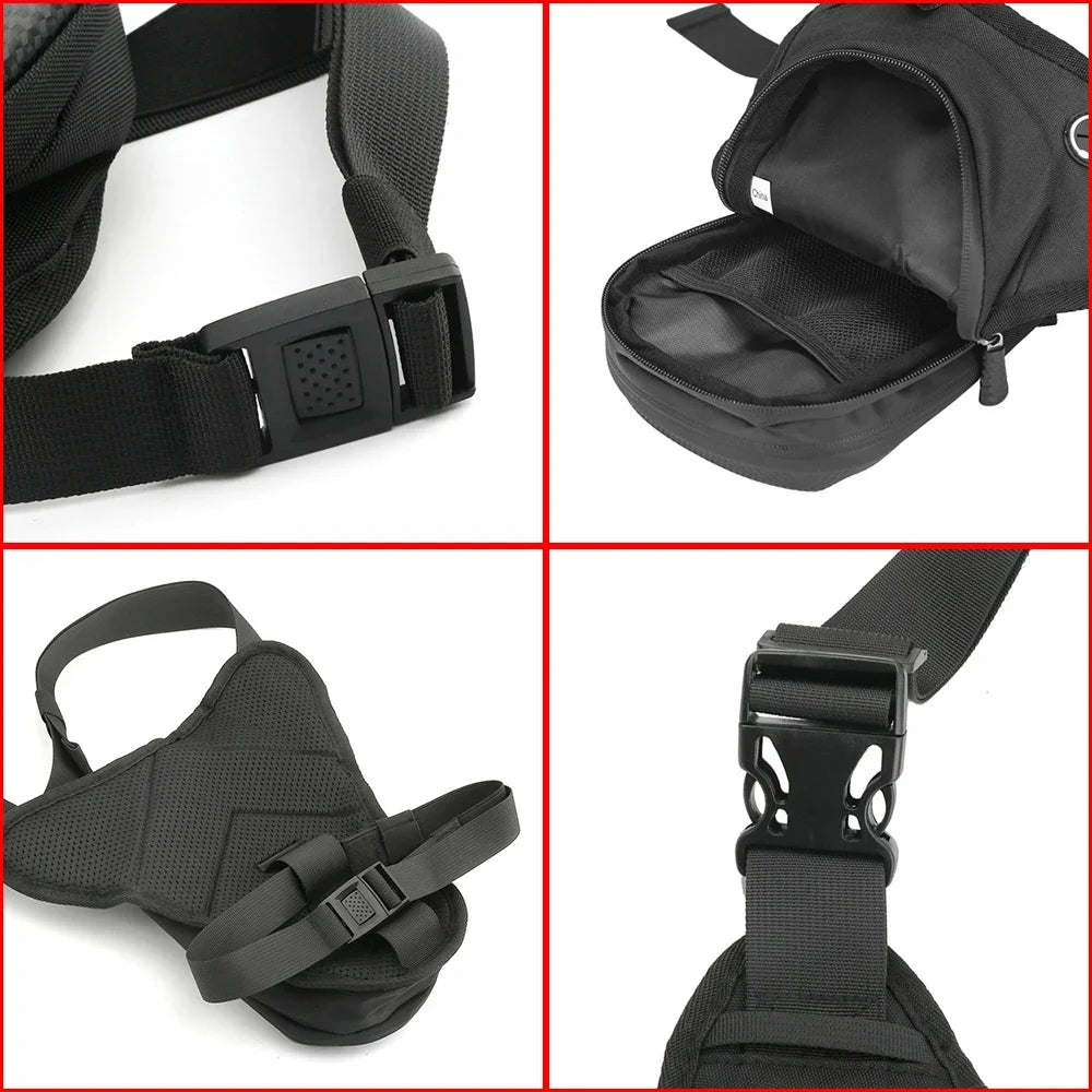 Bolsa de pierna impermeable para motocicleta VOGE DS525X y DS900X – Bolsa de muslo táctica