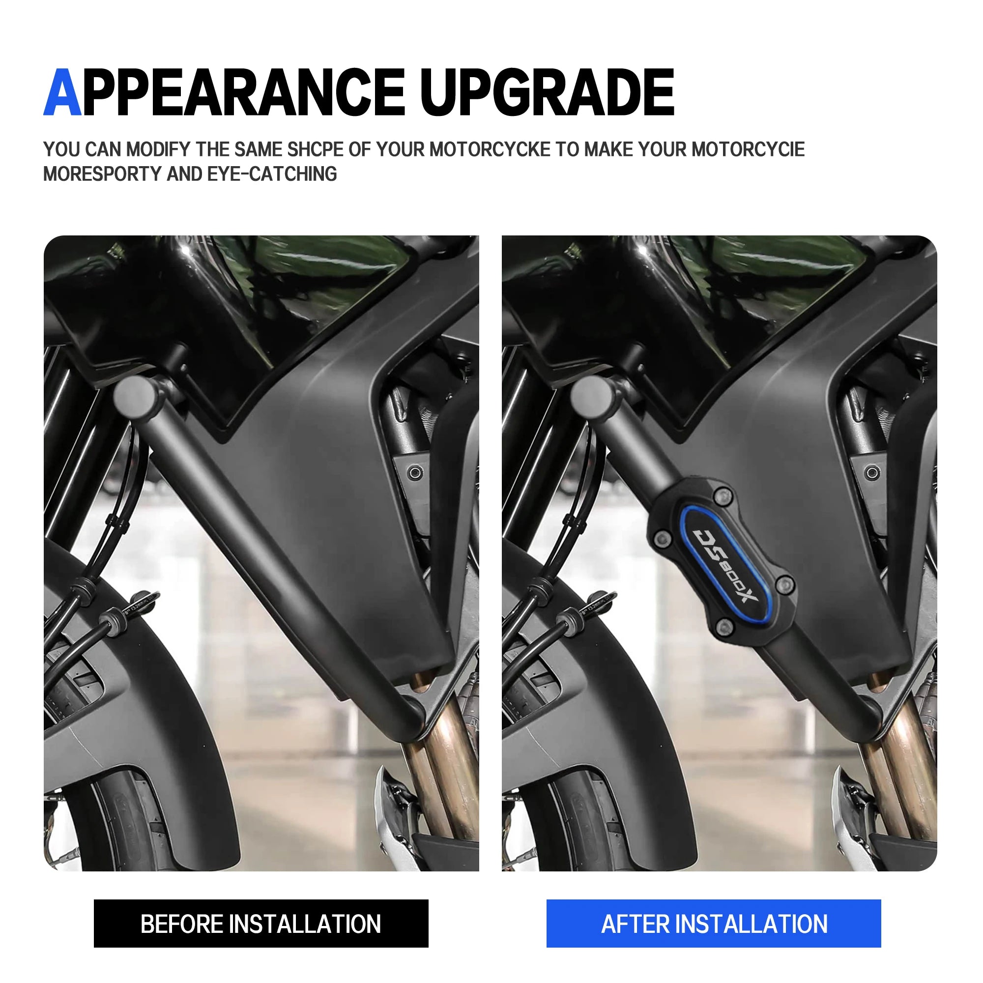 VOGE DS800X Rally Crash Bar Spring Protector