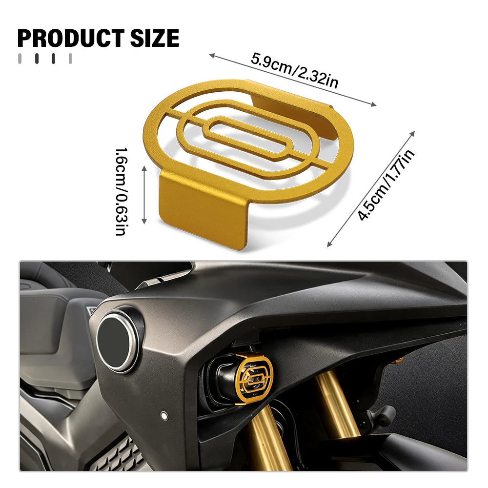 Fog light cover size 5.9 x 4.5 cm