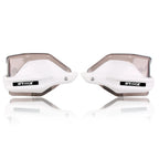 White SR450X handguards with brown tinted shields