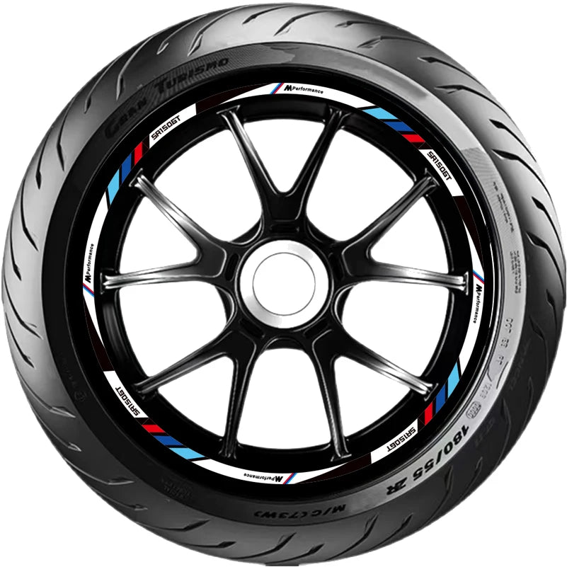VOGE SR150GT Reflective Wheel Rim Stickers & Hub Decals