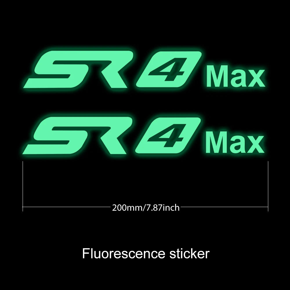 VOGE SR4 MAX Glow Sticker Set