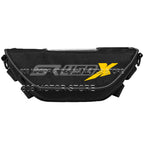 Black SR450X handlebar bag with yellow X logo