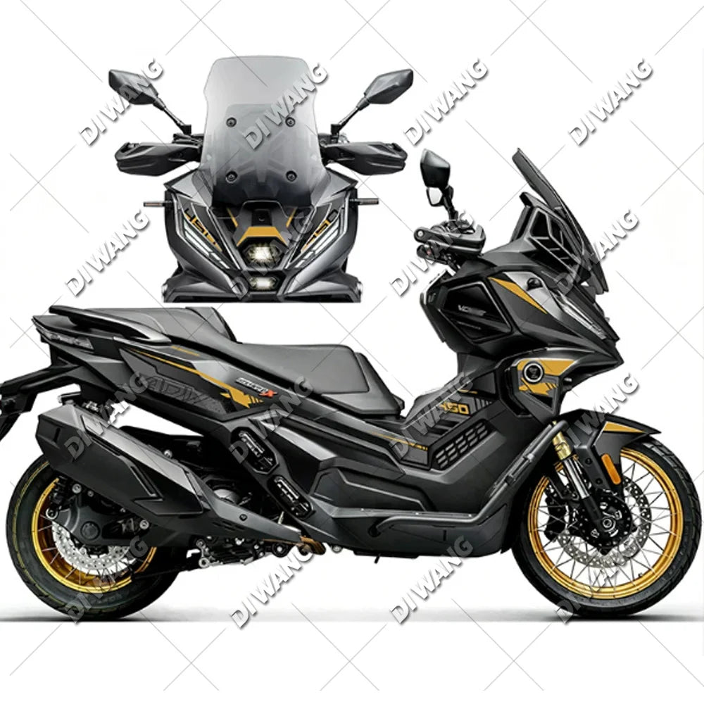 Water-resistant graphics decal kit for VOGE SR450X 2026, Style 6 design