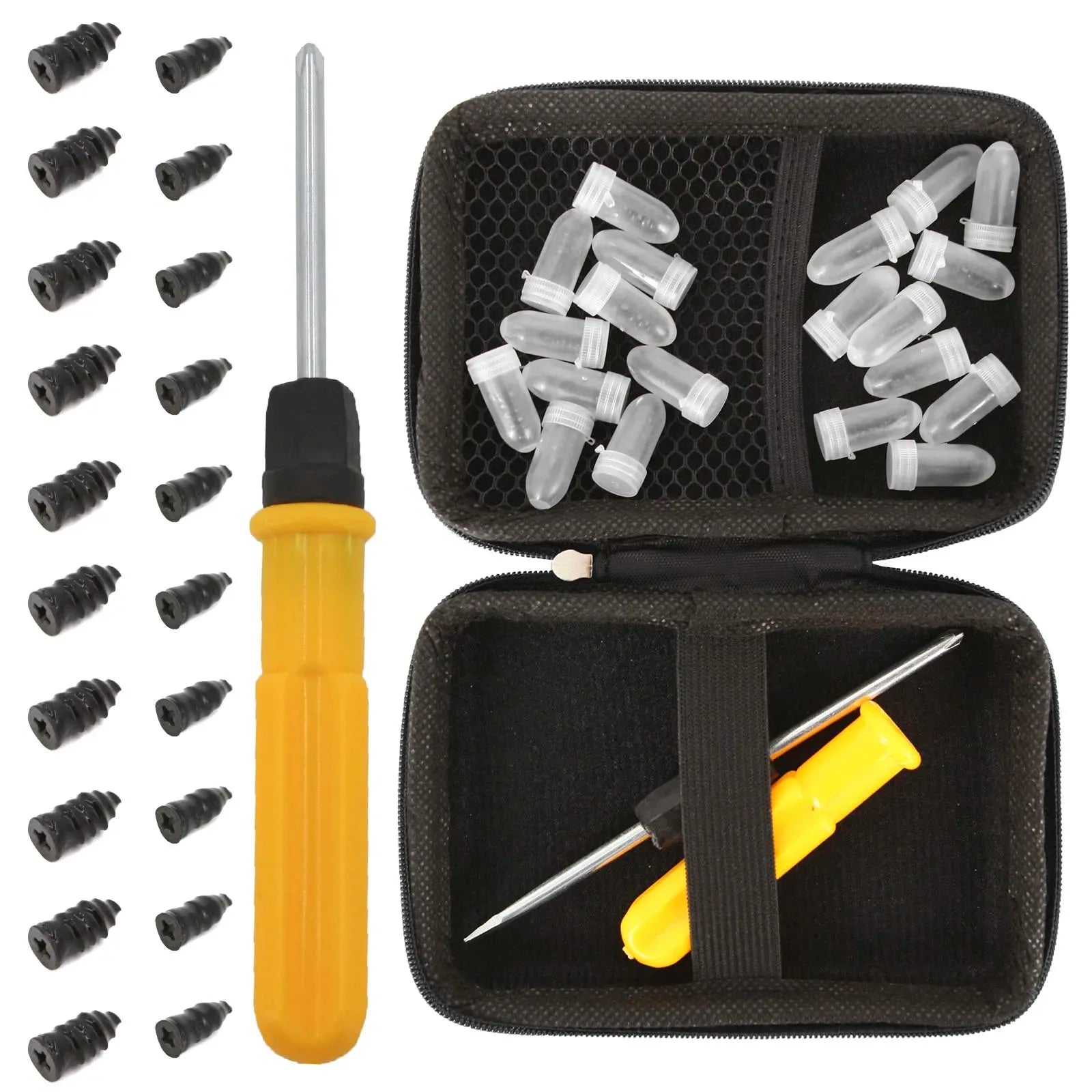 Universal Tubeless Tyre Emergency Repair Kit with EVA Case