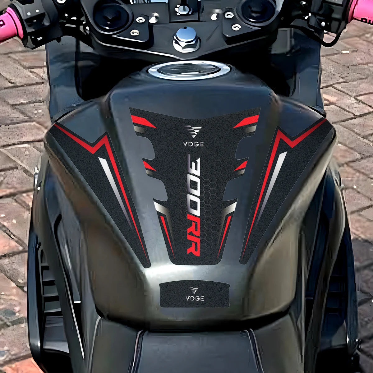 VOGE 300RR Frosted Fuel Tank Side Grip Sticker