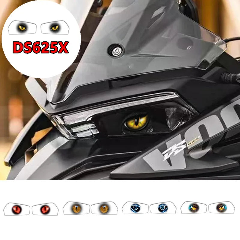Headlight Guard Stickers for VOGE DS625X / 625DSX (2025) – Protective Headlamp Decals