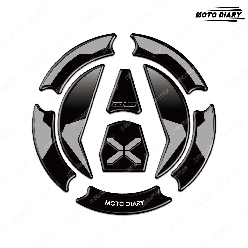 3D Fuel Tank Cap Protection Sticker for VOGE DS525X & DS900X (PVC Decal)