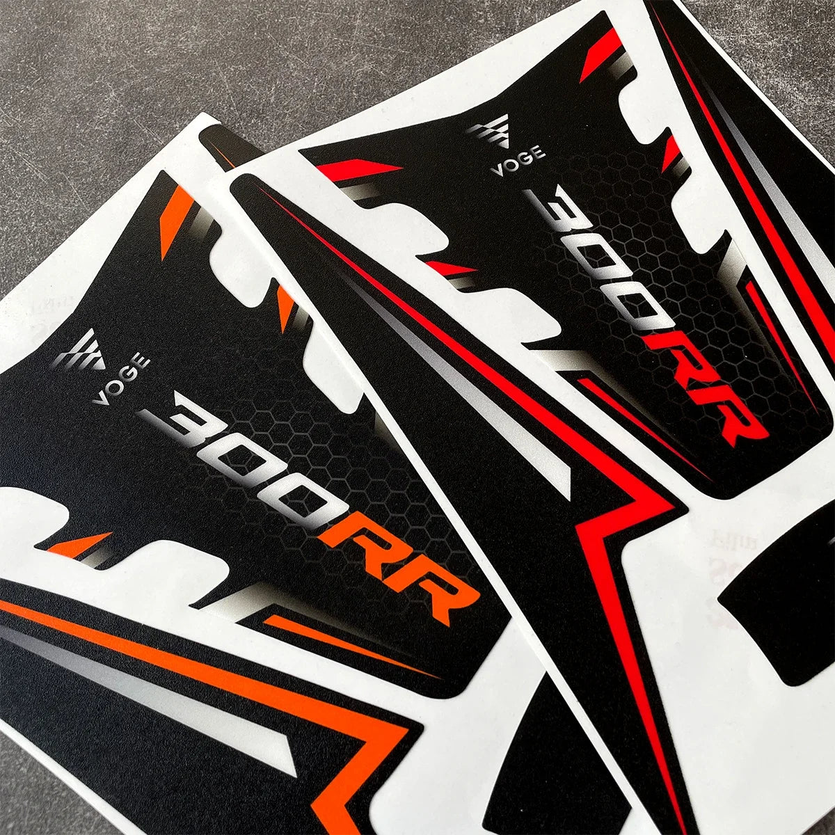 VOGE 300RR Frosted Fuel Tank Side Grip Sticker