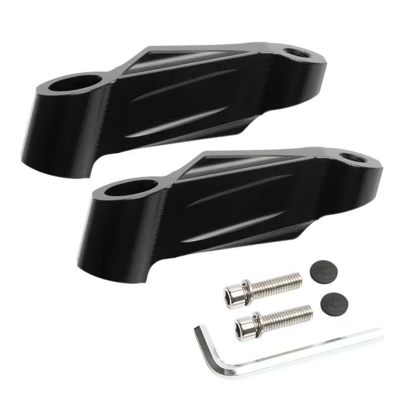 Staffa di estensione per specchietto laterale per VOGE SR250GT, SR150GT e SR4MAX – Adattatore per alzata specchietto retrovisore CNC